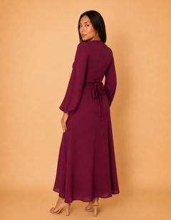 Vestido Isabella Guinda