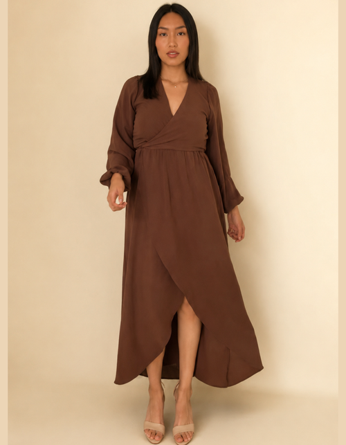 Vestido Isabella Marron