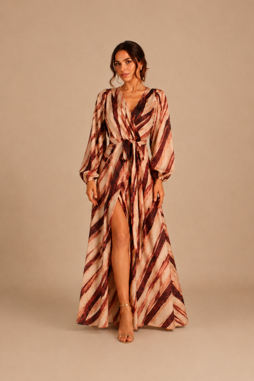 Vestido Isabella Tierra Print