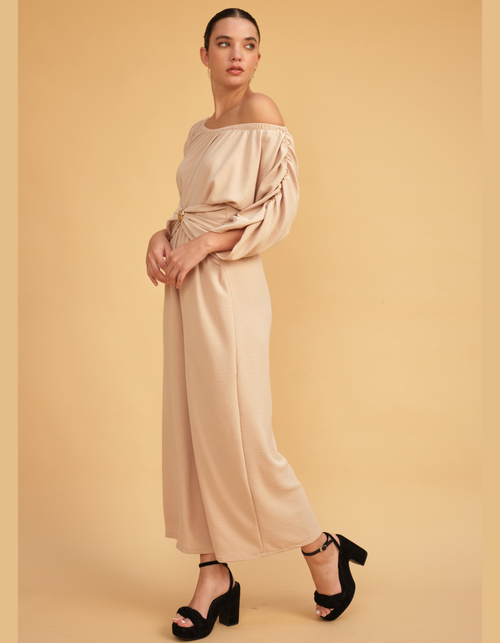 Enterizo Abril Beige