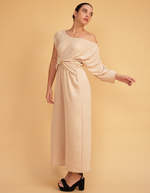 Enterizo Abril Beige