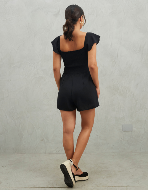 Enterizo Mercedes Negro