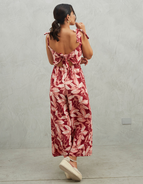 Enterizo Sirena Rojo Print