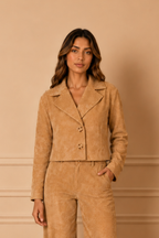 Casaca Gaia Corduroi Camel