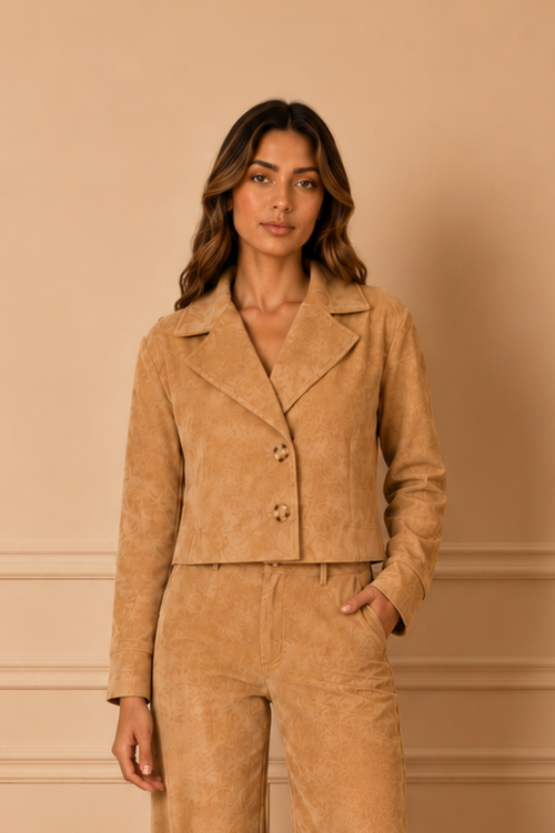 Casaca Gaia Corduroi Camel