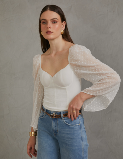 Blusa Emilia Blanco