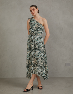 Vestido Marina Verde Print