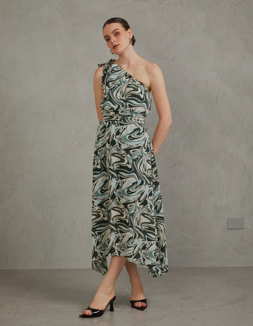 Vestido Marina Verde Print