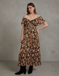 Vestido Paris Negro Print