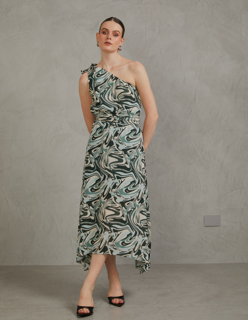 Vestido Marina Verde Print