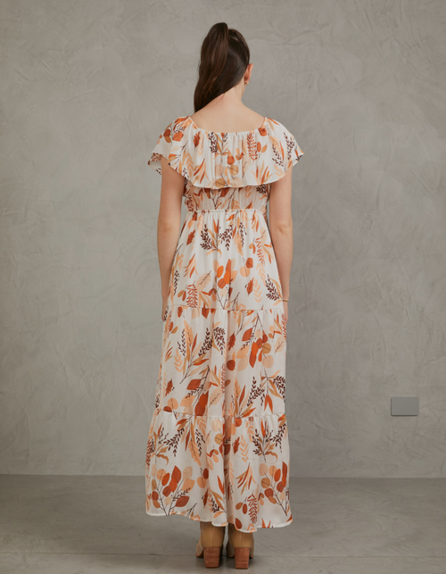 Vestido Paris Naranja Print