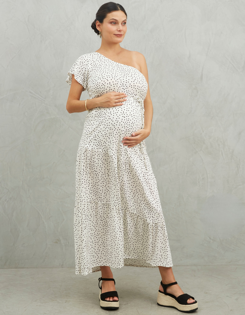 Vestido Agustina Blanco Puntos