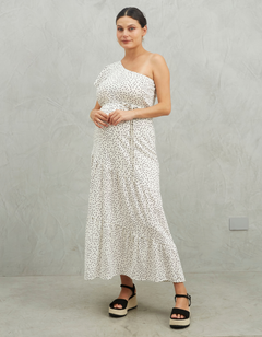 Vestido Agustina Blanco Puntos