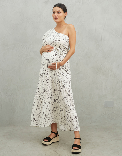 Vestido Agustina Blanco Puntos