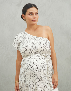 Vestido Agustina Blanco Puntos