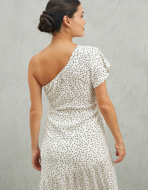 Vestido Agustina Blanco Puntos