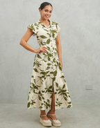 Vestido Belgica Verde Print