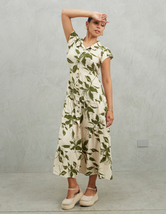 Vestido Belgica Verde Print