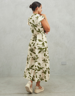 Vestido Belgica Verde Print