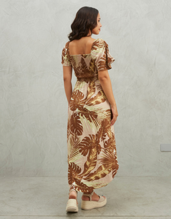 Vestido Elena Marrón Print