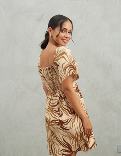 Vestido Lisi Marrón Print