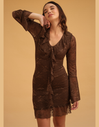 Vestido Loreta Marrón
