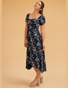 Vestido Mallorca Azul Print
