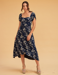 Vestido Mallorca Azul Print