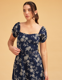 Vestido Mallorca Azul Print