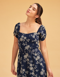 Vestido Mallorca Azul Print