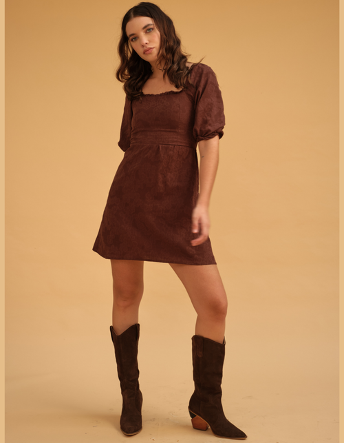 Vestido Molina Marrón