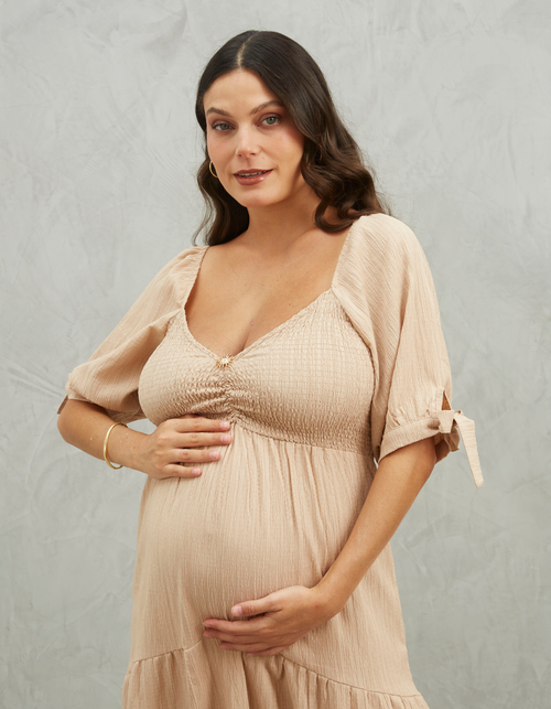 Vestido Vania Beige